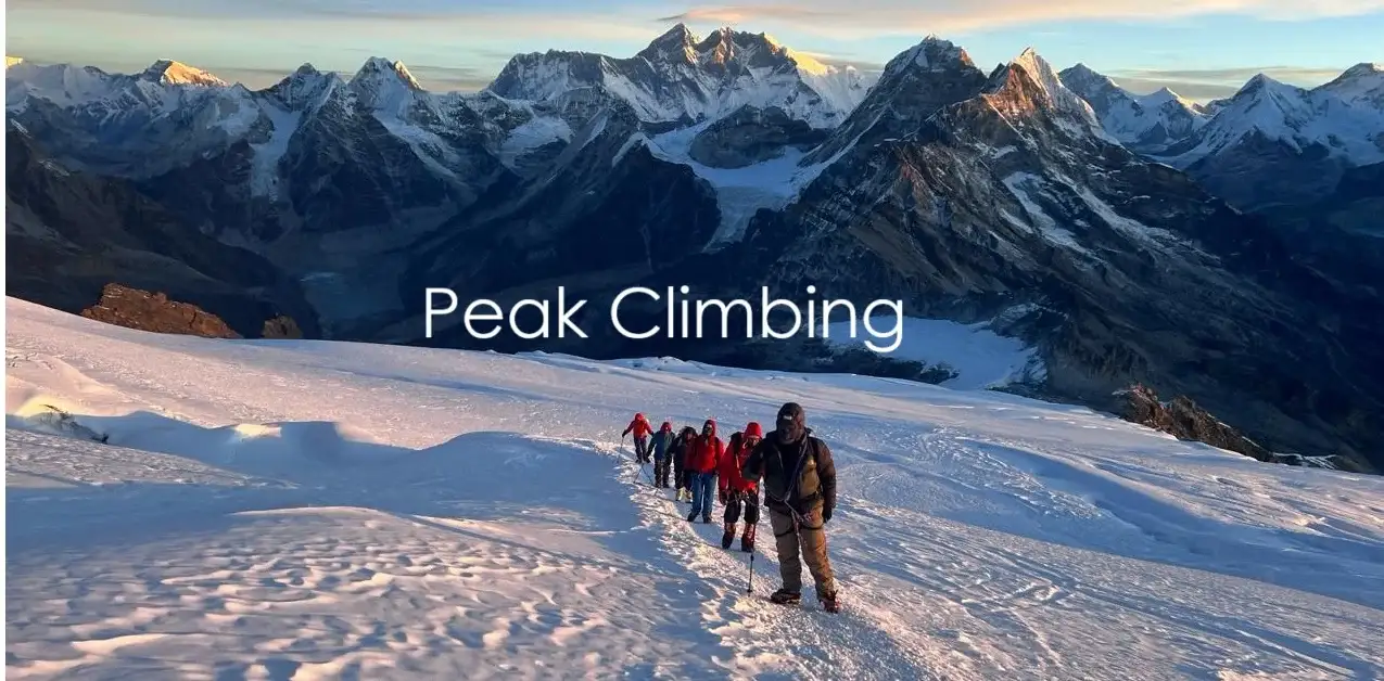 Peak climbing